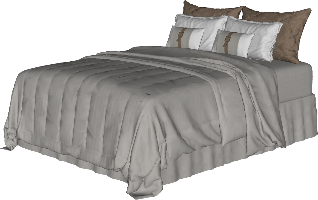 Bloco 3D Paramétrico para Archicad: Hub Cama de casal 02