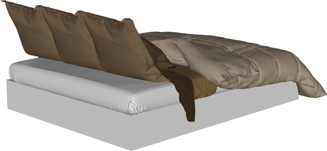 Bloco 3D Paramétrico para Archicad: Hub Cama de casal 04