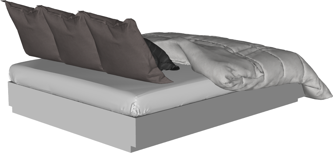 Bloco 3D Paramétrico para Archicad: Hub Cama de casal 05