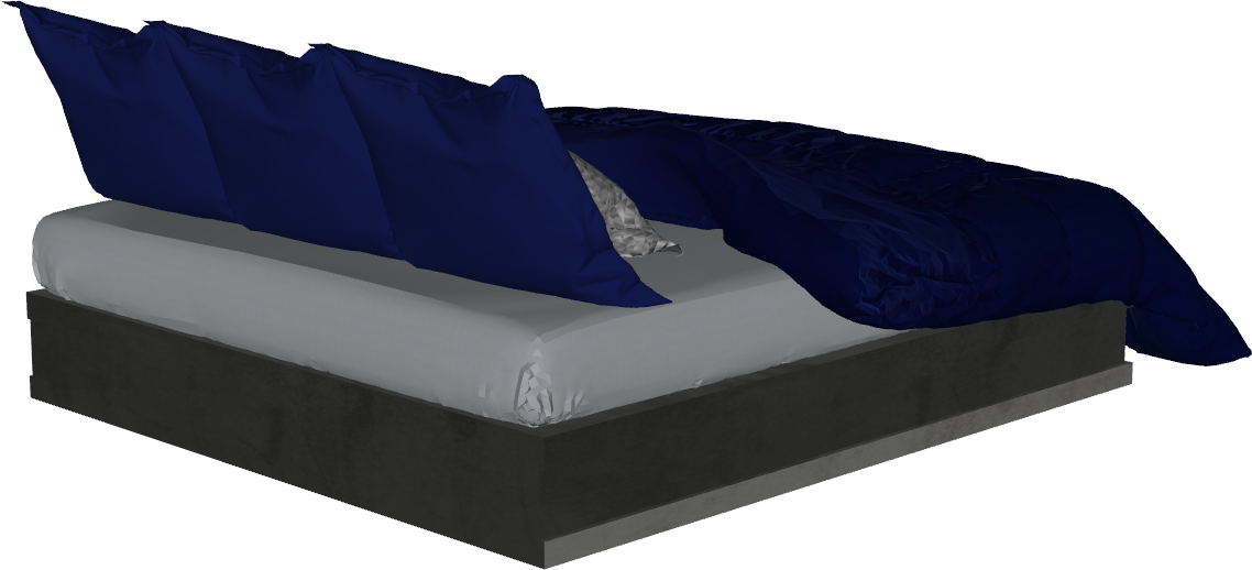 Bloco 3D Paramétrico para Archicad: Hub Cama de casal 01